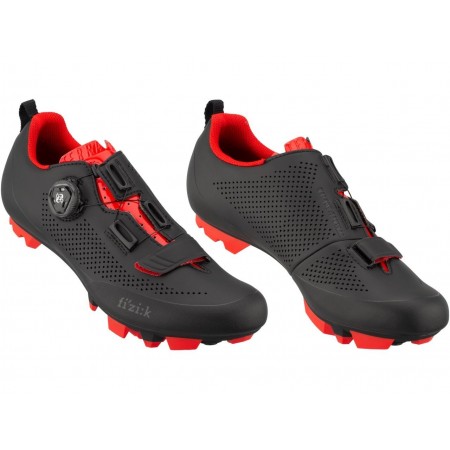 ZAPATILLAS FIZIK TERRA X5 VOLUME CONTROL MTB TALLA 45 NEGRO/ROJO