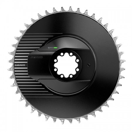 KIT PLATO/POTENCIOMETRO SRAM RED AXS E1 AERO DIRECT MOUNT 46D ALUMINIO NEGRO/PLATA E1 (CO)